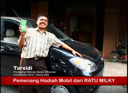 Ratu Milky, Versi: Bumper Hadiah