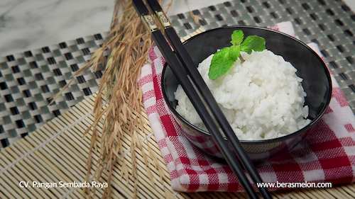 TVC Beras Melon, Versi : Nasi Kukus