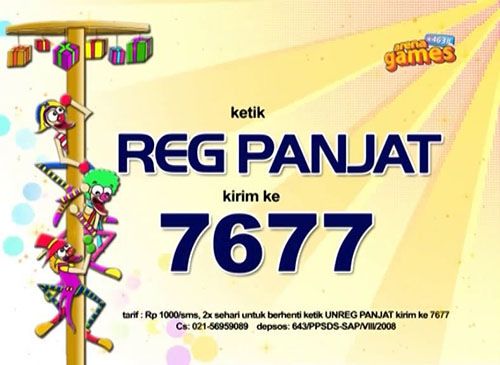 Reg Panjat, Versi: Panjat Pinang